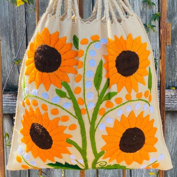 MEXICANA Handbags - EMBROIDERED HANDMADE BAG